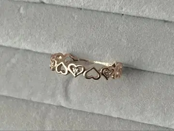 최종 k10 PG 다이아몬드 하트 시스루 반지