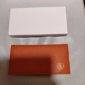 황궁 교토 어소 장지갑 오렌지 컬러