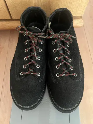 Viberg 245 옥스퍼드 블랙 스웨이드