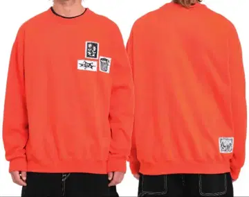 VOLCOM 맨투맨 트레이닝복 속기모 스케이터