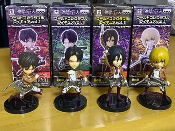 진격의 거인 월드 콜렉터블 피규어 4체 세트