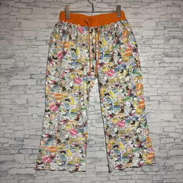 PEANUTS 스누피 프린트 캐주얼 팬츠 잠옷 파자마 [ L ]