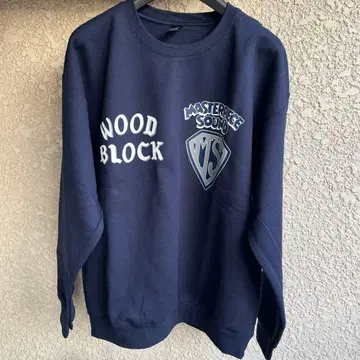 MASTERPIECE SOUND x WOOD BLOCK 트레이닝복 L