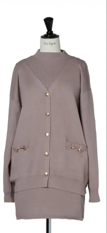 하립투 Clemence 니트 드레스 세트