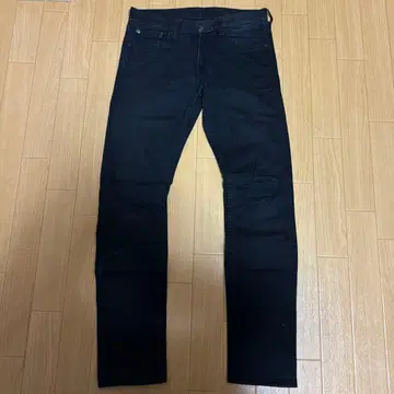 몽키타임 블랙 스키니 데님