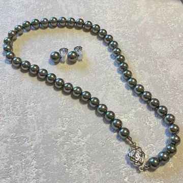 유미 카츠라 펄 목걸이 귀찌