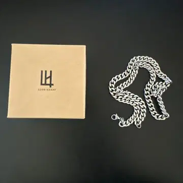 LION HEART 실버 체인 목걸이