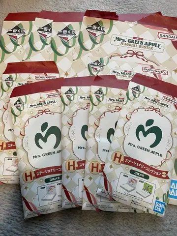 제일복권 미세스 그린애플 H상 문구류 8점 일괄 판매 [미개봉]