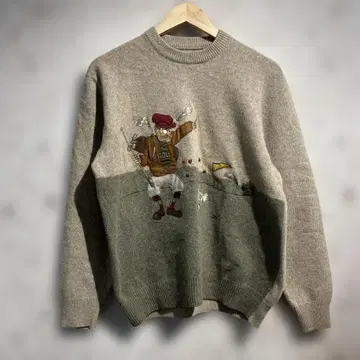 이탈리아제 90s UNKNOWN 크루넥 니트 빈티지