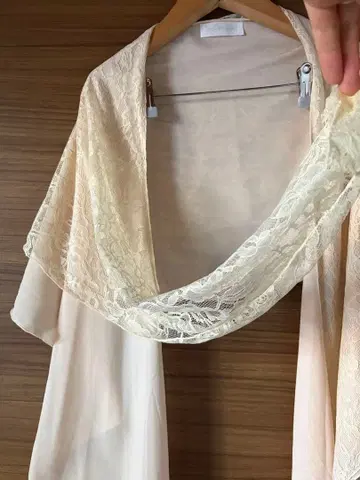 JILL STUART 아이보리 레이스 가디건