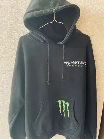 몬스터 에너지 풀오버 후드티 긴팔 M 사이즈