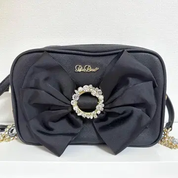 LIZLISA 리본 비쥬 미니백 블랙