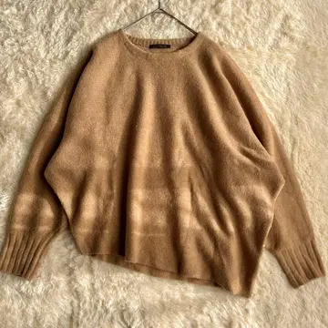 밴야드 스톰 폭스 혼방 아지메 돌먼 니트 스웨터