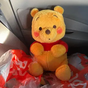 푸우 봉제 인형 약 40cm