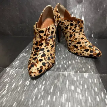 바빌론 레오파드 무늬 숏부츠 부티 레오파드