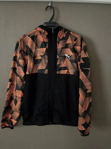PUMA 기하학 패턴 나일론 자켓 M