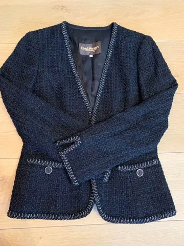 폴 스튜어트 네이비 노카라 자켓 사이즈 8