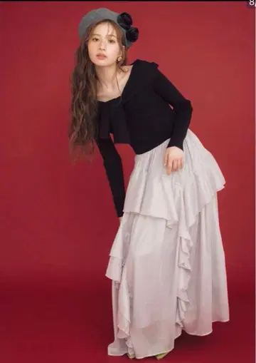 니트 도킹 맥시 원피스