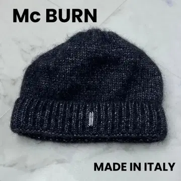 MC BURN MC BURN 비엔나 슬라우치 울 니트 모자 이탈리아제