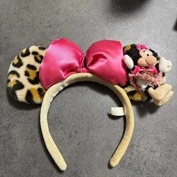 미니 마우스 레오파드 무늬 머리띠