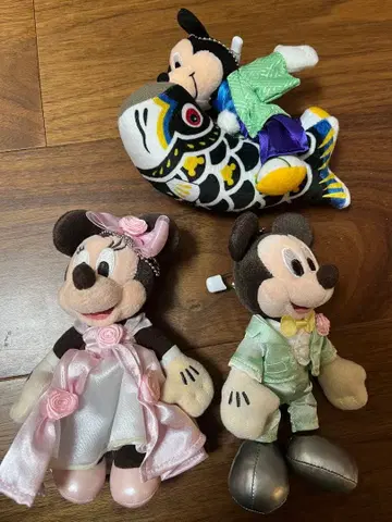 미키 미니 봉제 인형 세트