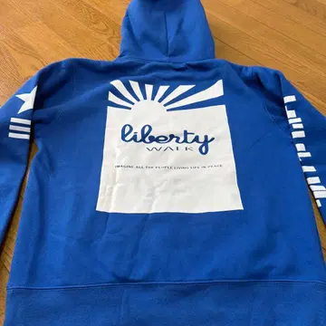 liberty walk 파랑 후드티 리버티 S 블루 여성용 속기모