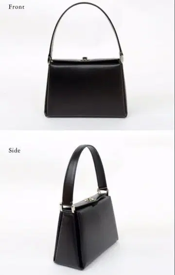 새상품 하마노 가죽공예 하마노 포멀 백 코키유 실버 금장 장식