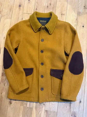 Jackman 멜톤 자켓 엘보 패치