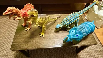 비닐제 공룡 피규어 made in China