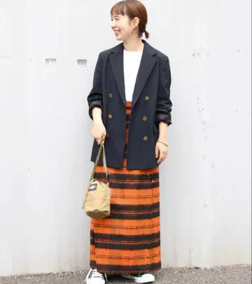 네이비 테일러드 자켓 프리 사이즈