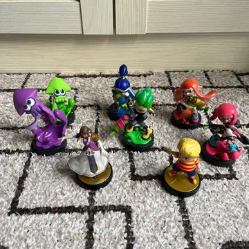 스플래툰 amiibo 세트 8체