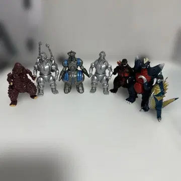 고질라 피규어 7체 세트