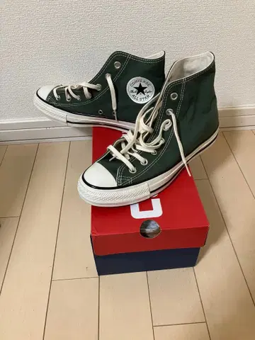 컨버스 하이컷 스니커즈 / 아미그린