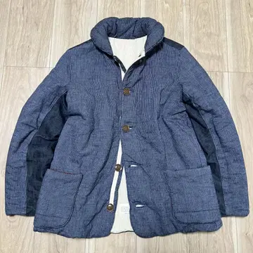 일본제 카이세이도 충전솜 데님 자켓 커버올 R-8515