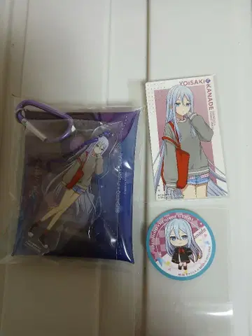 프로세카 스시로 콜라보 멀티 파우치 아크릴 스탠드 스티커 피크