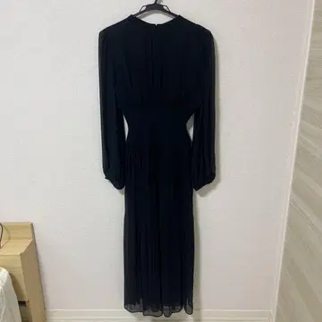 블랙 긴팔 원피스