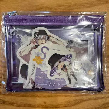 아이들리시 세븐 클리어 파우치 포함 스티커 세트 오오사카 소고