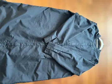 블랙 M 긴팔 얇은 소재 셔츠 원피스 임신 중 출산