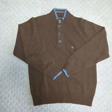 POLO 브라운 니트 스웨터 M