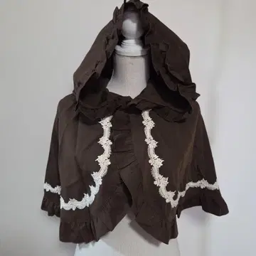 axes femme kawaii 동화의 소공녀 케이프 브라운