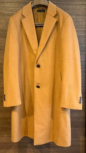 울 캐시미어 체스터 코트