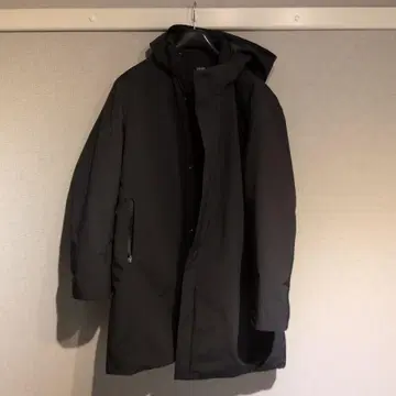 UNIQLO 하이브리드 다운 코트 XL 블랙 방수 발수