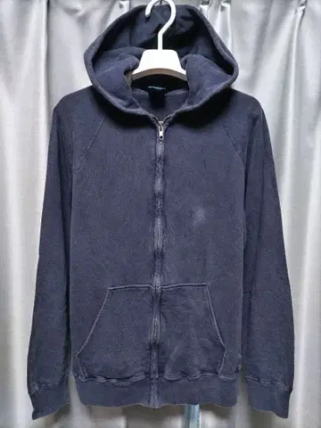 굿온 집업 후드티 피그먼트 네이비