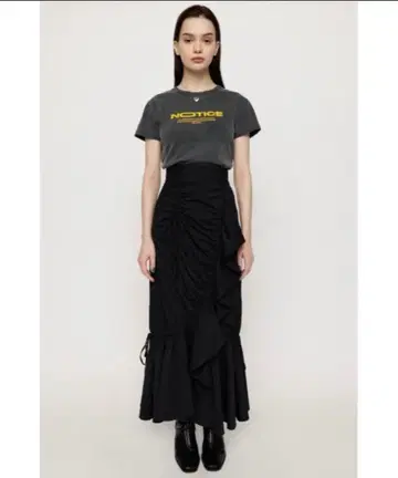 SLY 롱 스커트 블랙