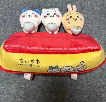 치이카와 제일복권 모두 함께 라멘 라스트 원상 티슈 케이스