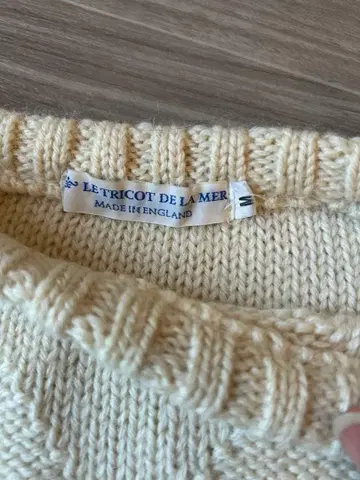 LE TRICOT DE LA MER 크림색 니트