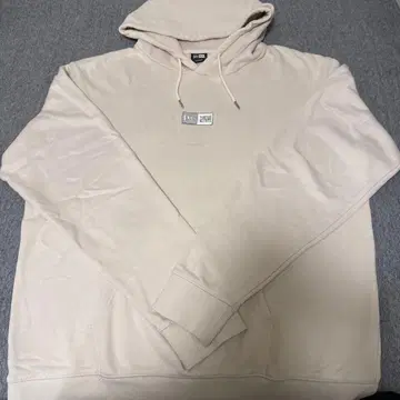 NEW ERA 베이지 후드 부착 후드티 XL
