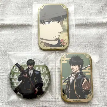 은혼 히지카타 토시로 캔뱃지 3개 세트