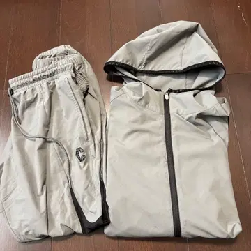 CRONOS 크로노스 후드 부착 나일론 자켓 셋업