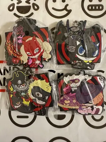 페르소나 5 캡슐 러버 마스코트 4종